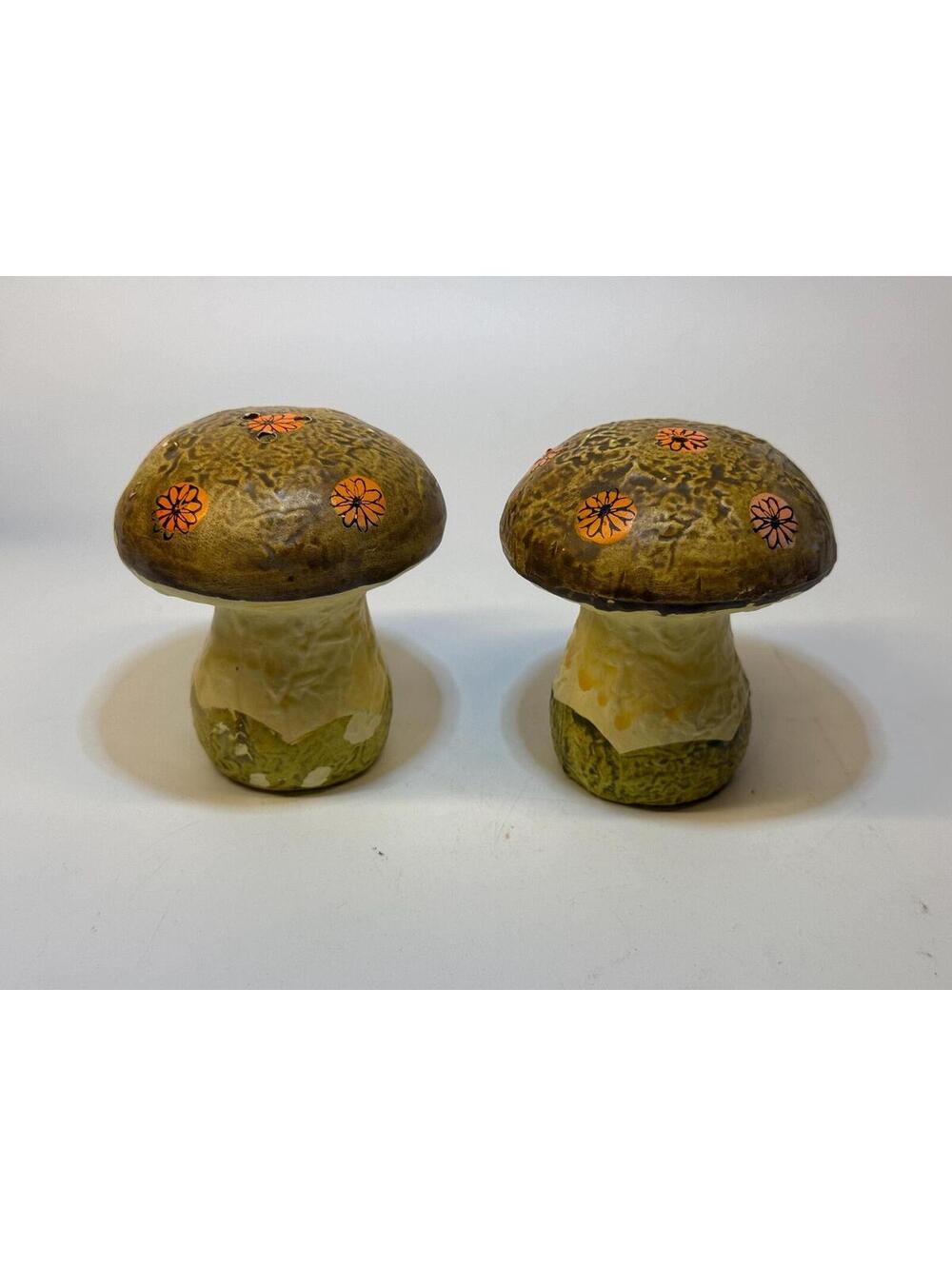 Vintage Holt-Howard Mushroom Salt & Pepper Shakers | 1960s Mid-Century Decor